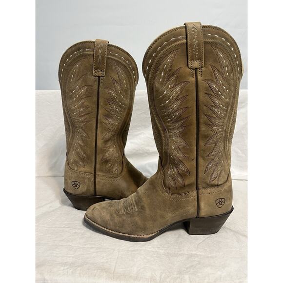 ARIAT AMMORETTE BROWN ROUND TOE WESTERN COWGIRL BOOT 10017332 WOMENS 6B - Picture 3 of 12